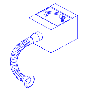Application image for Mini Flex - (12''L x 13''W x 20''H, 2xØ3 inlet @ 100 CFM)