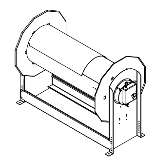 Application image for Motorized Hose Reel - Externally Mounted Motor - Ø 10''/12''/14'' hose up to 35' in length