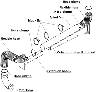 Application image for Spring Recoil Hose Reel -  4''/ 5''/ 6''/ 8'' Ø