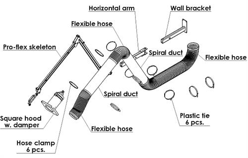 Application image for Pro-Flex - Ø 5''/ 6.5''/ 8''
