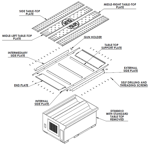 Application image for DT3000V2 - 3.5'D x 5.5'W OR 3.5'D x 8'W