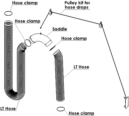 Application image for Single Extractor w/ pulley kit - Vehicle Exhaust