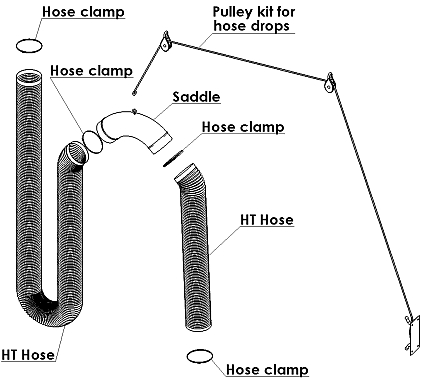 Application image for Single Extractor w/ pulley kit - Vehicle Exhaust