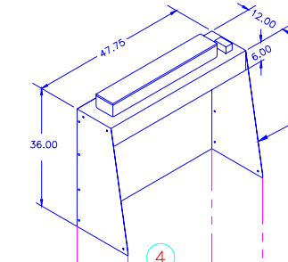 Application image for DTH1700 - 2'D x 4'W