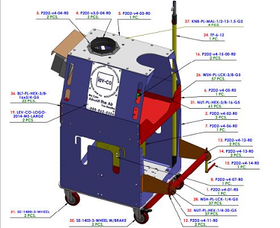 Application image for P2D2-R2 - 1800 CFM