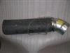 Rubber tailpipe adapter with chain and hook