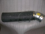 Rubber tailpipe adapter with chain and hook
