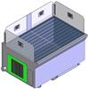 3D drawing of AL6 downdraft table