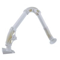 White Extraction Arm with external support joints