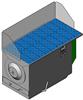 3D rendition of self-contained Downdraft table