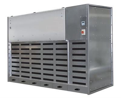 3D Drawing of Zincocar, a filter wall with high-efficiency cartridges