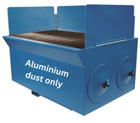 al6-aluminum-dust-downdraft-filter-table - Model on Solutions Page