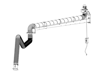 8" (200mm)Ø - Extraction Arm & Boom Kits - Arm/Boom/Fan/Switch