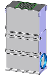 MP60 Oil Mist Collector drawing