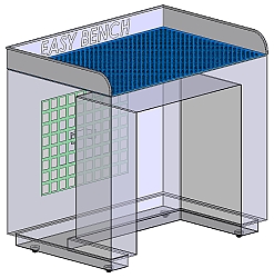 3D Drawing of EZ Bench