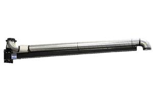 Boom extension on an existing extraction arm