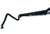 Super Flex extraction arm with wall bracket, horizontal arm with ball bearings, hose and hood