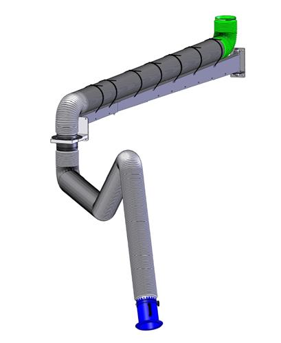 3D model of Super Flex Extraction Arm