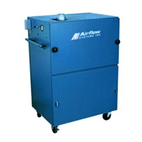 Portable self-cleaning high vacuum cartridge collector