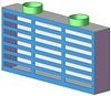 3D Drawing of Slotted Backdraft Hood