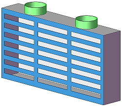 3D Drawing of Slotted Backdraft Hood
