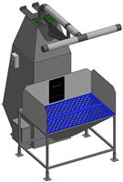 Wet collector unit with downdraft table