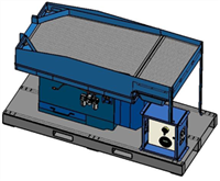 Stainless steal downdraft table for shell sorting