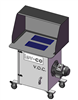 3D Drawing of Ductless downdraft table