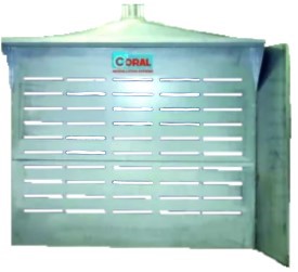 Zincowall unit, has a frontal extraction system