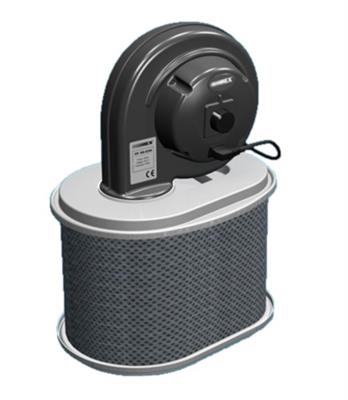 3D Drawing of LF 50 unit with fan