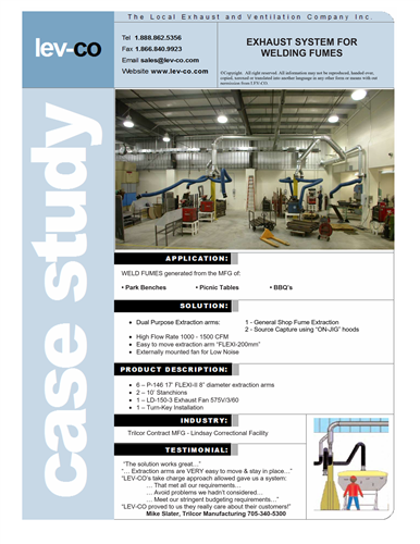 Case study steel welding correctional facility
