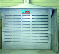 Zincowall, a modular Vertical Suction Wall for Dust and Fume Extraction