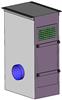 1200 VOM vertical coolant mist, smoke, and dust collector drawing