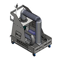 p2d2-portable-exhaust-extractor-for-vehicle-exhaust - Model on Solutions Page