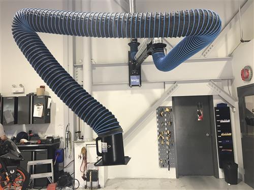 Optimized steel extraction hood