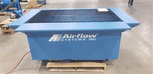 Heavy-duty downdraft worktable with Vibra-Pulse® system