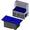 3D Drawing of DT3000 Downdraft table