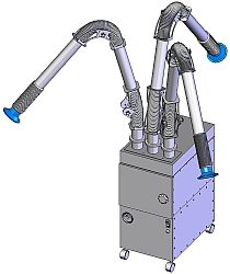 3D drawing of MiniVac