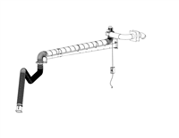 6.33" (160mm)Ø - Extraction Arm & Boom Kits - Arm/Boom/Fan/Switch/Fan Termination Duct Kit