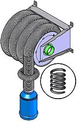 spring-recoil-hose-reel-for-vehicle-exhaust-extraction - Main Image